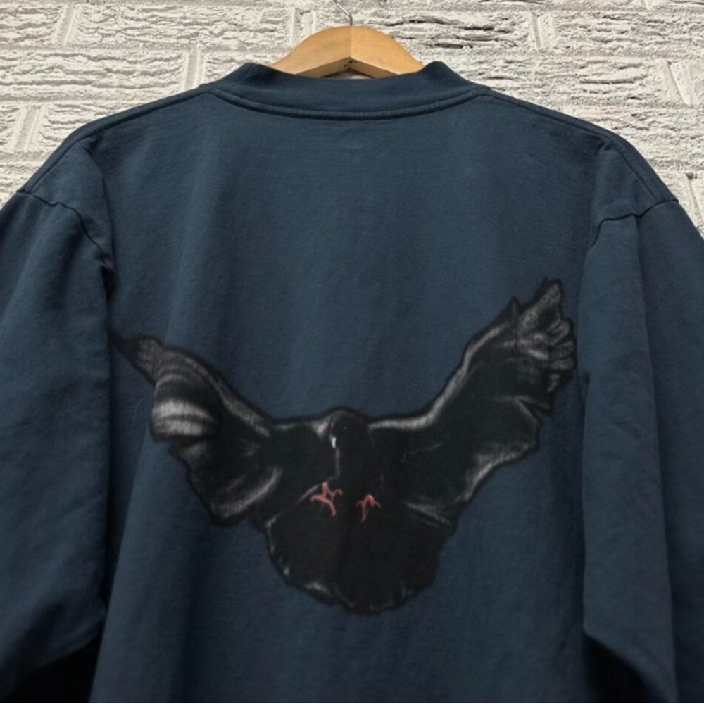 Very Rare Yeezy x GAP Yeezy-Balenciaga Dove 3/4 Sleeve T Shirt Black S New